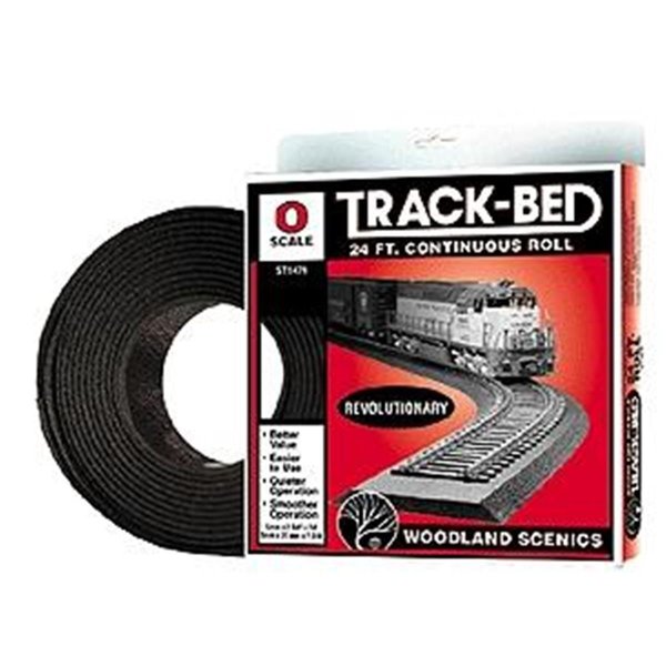 Woodland Scenics 24 ft. O Roll Track Bed WOO1476